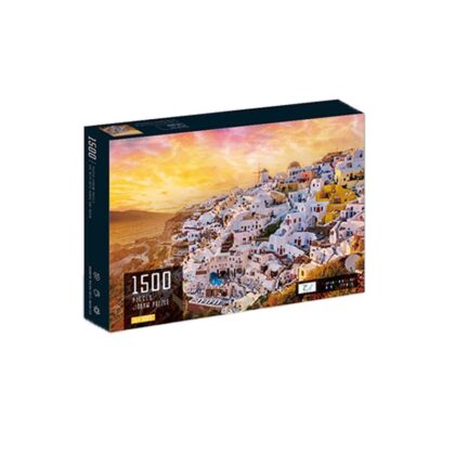3 Boxes of 1500 pcs Jigsaw Puzzle Spain Santorini
