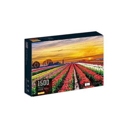 3 Boxes of 1500 pcs Jigsaw Puzzle European Fields