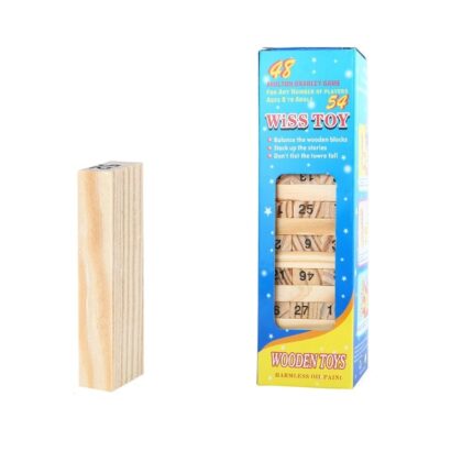5 Sets of 54 Pcs Stacking Tower (Wood)