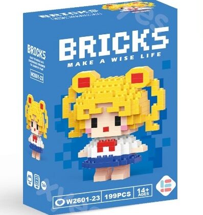 Cartoon Animal Building Block Sailor Moon