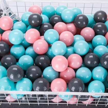 100pcs Water Pool Balls (Black, Pink, Blue)