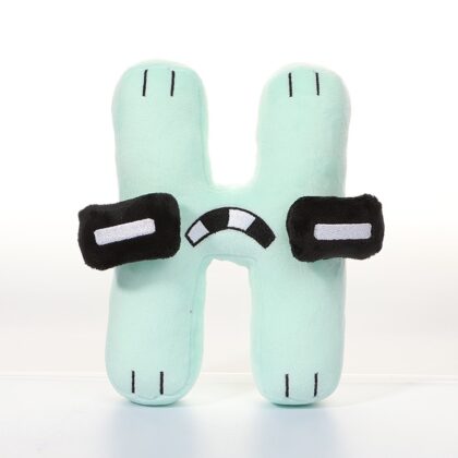 10 Pcs Alphabet Plush Doll H