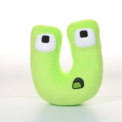 10 Pcs Alphabet Plush Doll U