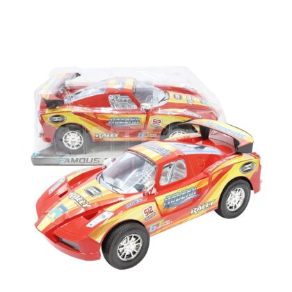 5 Pcs Toy Wonderland Red and Yellow Friction Sports Car
