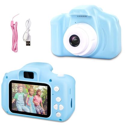 5 Pcs Mini Digital Camera Toy for Kids (Blue)