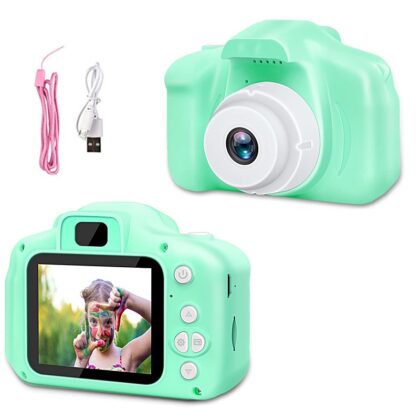5 Pcs Mini Digital Camera Toy for Kids (Green)