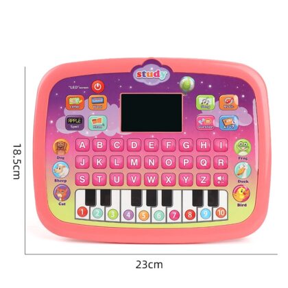 5 Pcs Educational Learning Machine Keyboard Style (Pink)