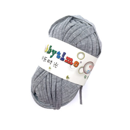 5 Rolls T-shirt Fabric Yarn (Heather Gray)