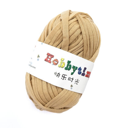 5 Rolls T-shirt Fabric Yarn (Khaki)