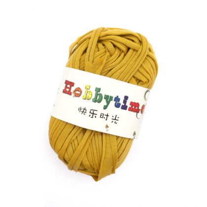 5 Rolls T-shirt Fabric Yarn (Mustard)