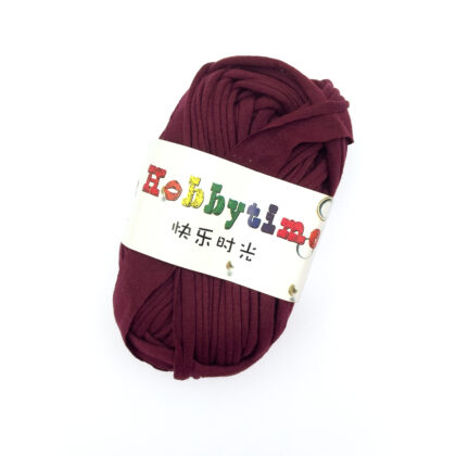 5 Rolls T-shirt Fabric Yarn (Violet Red)