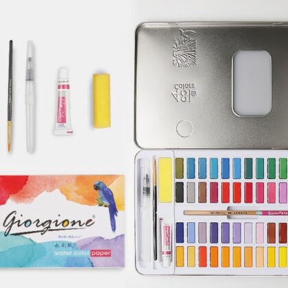 10 Sets Giorgione Watercolor Paint 48 Colors (Pink)