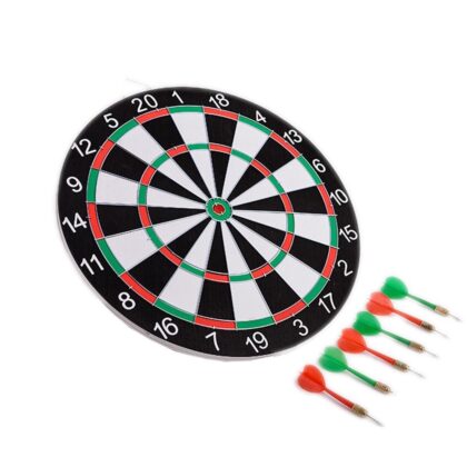 5 Sets Dart Board 17in With 6 Dart Needles