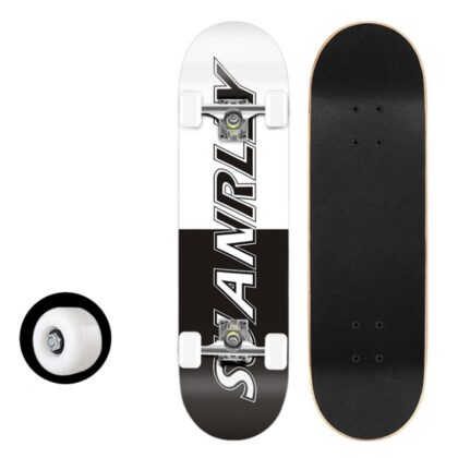 9-Ply Skateboard A-grade ( Black White)